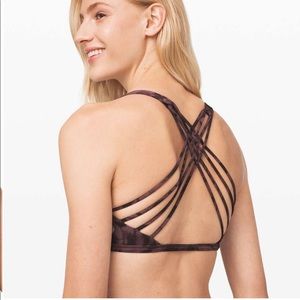 New LULULEMON Free To Be Wild Black Purple Print 8